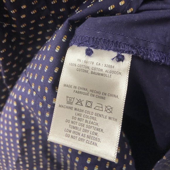 Anthropologie Maeve Blue Polka Dot Tunic - Picture 9 of 9